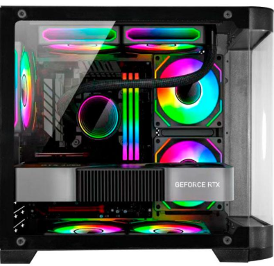 CPU Completa com RTX e Processador AMD — Computador para Escritório